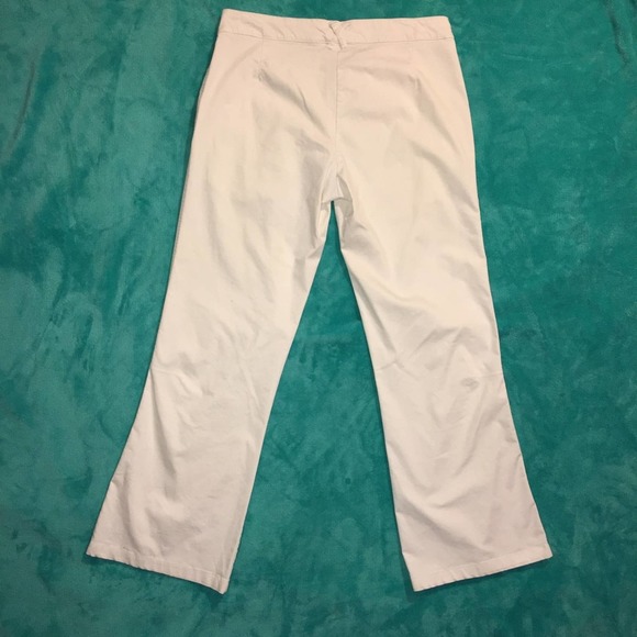 Puma Golf Pants Med White Stretch Snap Zip Button - Picture 7 of 16